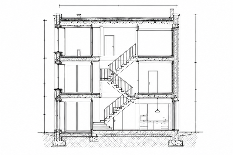 Architectural construction detail